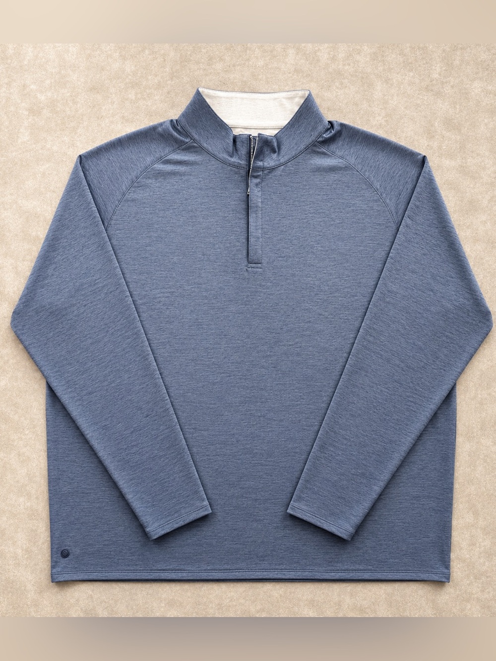 NWT Peter Millar Crown Crafted 1/4 Zip Performance Pullover XXL Blue Gray